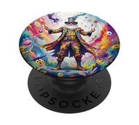 Fantasy Astratto Pittore Vibrante PopSockets PopGrip Adesivo