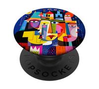 Fantasy Astratto Volti Forme PopSockets PopGrip Adesivo