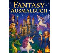 Fantasy Ausmalbuch: 30 magische Motive zum Entspannen und Träumen