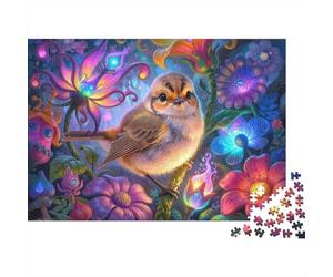 Fantasy Bird Wallpaper Puzzle Impossibili 1000 Pezzi Decorazione Per La Casa. Giochi Rilassamento E Intelligence Per Adulti E Ragazzi Da 14 Anni 52x38cm/1000pcs