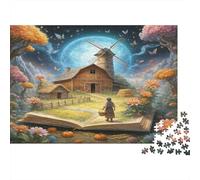 Fantasy Book World 1000 Piece for Adults & Kids: Magical Castle Emerging from A Book Fun Present & Activity for Home & Wall Decor 38x26cm/1000pcs