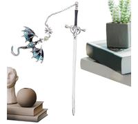 Fantasy Bookmarks, Collectible Dragon Page Markers, Whimsical Present with Mythical Charm, Decorative Reading Accessories for Book Lovers, Teens, and Adults, 20.5x6x7.2cm