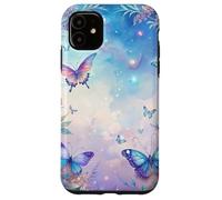 Fantasy Butterfly Garden Celestial Sky Floral Magic Look Custodia per iPhone 11