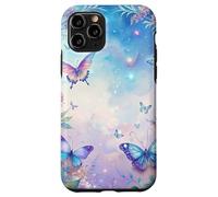 Fantasy Butterfly Garden Celestial Sky Floral Magic Look Custodia per iPhone 11 Pro