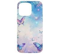 Fantasy Butterfly Garden Celestial Sky Floral Magic Look Custodia per iPhone 15 Pro Max
