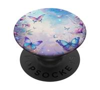 Fantasy Butterfly Garden Celestial Sky Floral Magic Look PopSockets PopGrip Adesivo