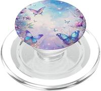 Fantasy Butterfly Garden Celestial Sky Floral Magic Look PopSockets PopGrip per MagSafe