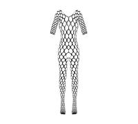Fantasy by Cottelli Crotchless Tuta Attillata Skinny, Nero, S-L Donna