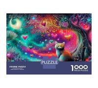 Fantasy Castle Puzzle Da 1000 Pezzi Per Adulti E Ragazzi Neon Nebula Cosmic Landscape Jigsaw Multicolore Collezione D'arte Idea Regalo Uomo E Donna Stampa Di Alta Qualità 38x26cm/1000pcs