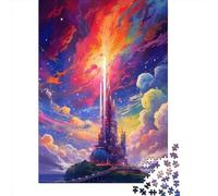 Fantasy Castle The Island Puzzle di carta da 1000 pezzi per adulti Puzzle Regali di Natale Gioco educativo Sfida Giocattolo 1000 pezzi (38x26 cm)