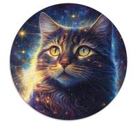 Fantasy Cat 1000-teiliges Puzzle, Kartonpuzzle für Erwachsene, spannende Aktivität für den Spieleabend mit der Familie, 1000 Teile (67,5x67,5cm)