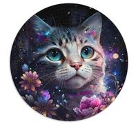 Fantasy Cat 1000-teiliges Puzzle, Kartonpuzzle für Erwachsene, spannende Aktivität für den Spieleabend mit der Familie, 1000 Teile (67,5x67,5cm)