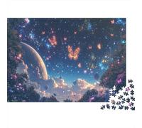 Fantasy Cielo stellato Puzzle Impossible 1000 Pezzi farfalla nebulosa Decorazione Per La Casa. Rilassamento E Intelligence Per Adulti E Ragazzi Da 14 Anni 1000pcs (75x50cm)