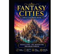 FANTASY CITIES Worlds Beyond Imagination Premium Adult Coloring Book: Stunning Fantasy Illustrations