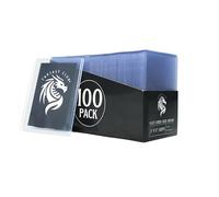FANTASY CLUB | 100 Toploader Fatti a Mano - Spessore 28C, ultra trasparenti e con bordi lisci | Protezioni rigide premium per carte in formato standard | Proteggi ed esponi la tua collezione