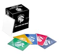 FANTASY CLUB | 1000 Bustine Protettive Trasparenti per Carte TCG - Ultra chiare, senza acidi né PVC | 10 pacchetti da 100 in box espositiva | Compatibili con formato standard (66 x 91 mm)