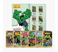 FANTASY CLUB Marvel L'incredibile Collezione Completa di lingotti placcati Oro Hulk 24 carati/Regali Ufficiali Marvel Edizione Limitata