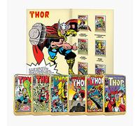FANTASY CLUB Marvel Mighty Thor 24 Carat Lingotto Placcato Oro Collezione Completa/Regali Ufficiali Marvel Edizione Limitata
