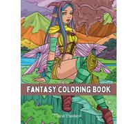 Fantasy Coloring Book for Adults: Fun Coloring Pages with Mythical Creatures for Adults