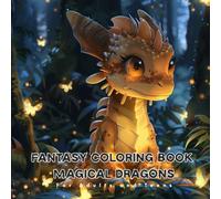 Fantasy Coloring Book: Magical Dragons for Adults and Teens - A Coloring Adventure of Mythical Beasts and Enchanted Realms