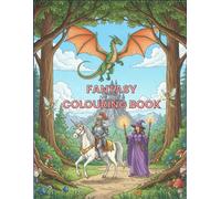 Fantasy colouring book