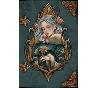 Fantasy Composition Notebook: Tome of Princess | Ruled with Margins | A5 | 120 Pages | Soft Paper Cover | Custom Art Design | Perfect for School, College, Work, Journal