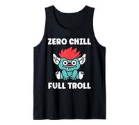 Fantasy Creature Monster Funny Quote Zero Chill Full Troll Canotta