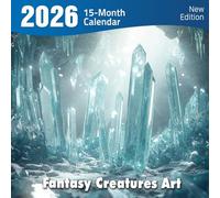 Fantasy Creatures Art 2026 Calendar: Dragons, fairies, and beasts in fantastical artworks