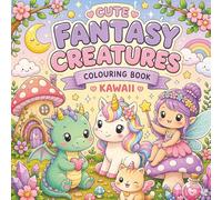 Fantasy Creatures Coloring Book: A Coloring Book for Teens and Adults featuring over 40 Adorable Monsters, Dragons, Unicorns and more. Great for Relaxation
