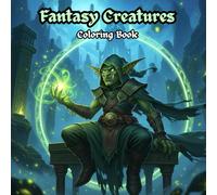 Fantasy Creatures Coloring Book: Color Your Way Through the World of Magic