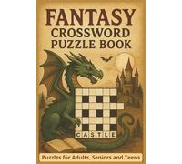 Fantasy Crossword Puzzle Book: With Easy to Read Print | 6x9 inches, 92 pages | Gift for Vacations, Holidays, and Relaxing Times