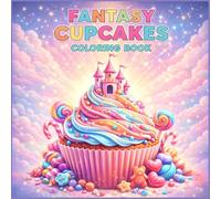 Fantasy Cupcakes Coloring Book: Fantasy Cupcakes Coloring Book 85 Magical Cupcake Coloring Pages for Kids & Adults