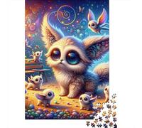 Fantasy Cute Creatures Garden Jigsaw Puzzle Impossibili 1000Pcs Decorazione Per La Casa. Giochi Rilassamento E Intelligence Per Adulti E Ragazzi Da 14 Anni 38x26cm/1000pcs