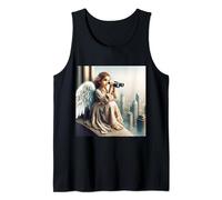 Fantasy Cute Girl City Binocolo Canotta