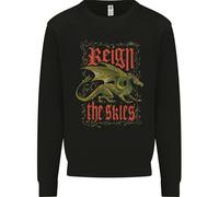 Fantasy Dragons Regnano Nei Cieli Uomo Felpa Maglione