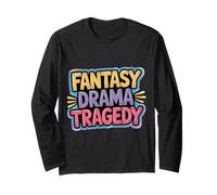 Fantasy Drama Tragedy Book Reader Fiction Genere - Maglia a Manica