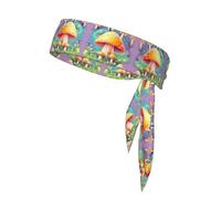 Fantasy Dream Mushroom Fascia sportiva per la corsa all'aperto, l'arrampicata in montagna e il ciclismo protezione della fronte