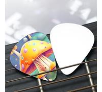 Fantasy Dream Mushroom - Set di plettri per chitarra (sottile/medio/spesso), ampiamente compatibile con tutti i tipi di strumenti a corda,