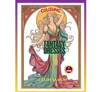 Fantasy Dresses Coloring book