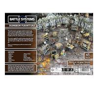 Fantasy Dungeon Terrain Furniture - Battle Systems Terrain - Scenario coinvolgente per giochi di ruolo D&D DND Maladum Pathfinder in cartone resistente stampato su entrambi i lati