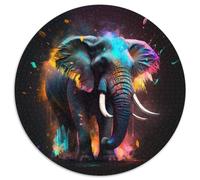 Fantasy-Elefanten-Puzzle für Erwachsene, 1000-teiliges Papierpuzzle, perfektes Geschenk für Geburtstage, Weihnachten, Halloween, Thanksgiving, Ostern, 1000 Teile (67,5x67,5cm)