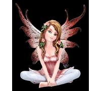 Fantasy Elfo Figura Rosa seduta nella sartoria 11 cm Fata