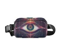 Fantasy Eye Marsupio alla moda per donne, uomini e adolescenti, resistente all'acqua, con cinghia regolabile, per viaggi, shopping, corsa, Occhio Fantasia, 1 size