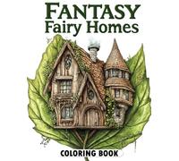 Fantasy Fairy Homes Coloring Book: Mystical Fairy Hideaways for Relaxing Art Therapy