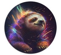 Fantasy-Faultier-Puzzle mit 1000 Teilen für Erwachsene, rundes Puzzle, ideales Geschenk für Familie und Freunde, knifflige Herausforderung, 1000 Teile (67,5x67,5cm)