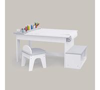 Fantasy Fields di Little Monet Art Table con supporto per rotoli di carta