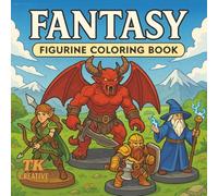 Fantasy Figurine Coloring Book
