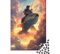 Fantasy Fishing Adventure Puzzle Da 1000 Pezzi Puzzle Adulti Impegnativo E Difficile Per Straordinario Regalo Per Amore E Amico 70x50cm/1000pcs