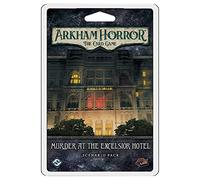 Fantasy Flight Games , Arkham Horror The Card Game: Scenario Pack - 5. Murder at the Excelsior Hotel , Card Game , Ages 14+ , 1 to 4 Players , 60 to 120 Minutes Playing Time