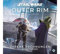 Fantasy Flight Games, Star Wars Outer Rim - Fatture Aperte, Espansione, Gioco di esperti, Gioco da Tavolo, 1-4 Giocatori, dai 13+ Anni, 120+ Minuti, Tedesco